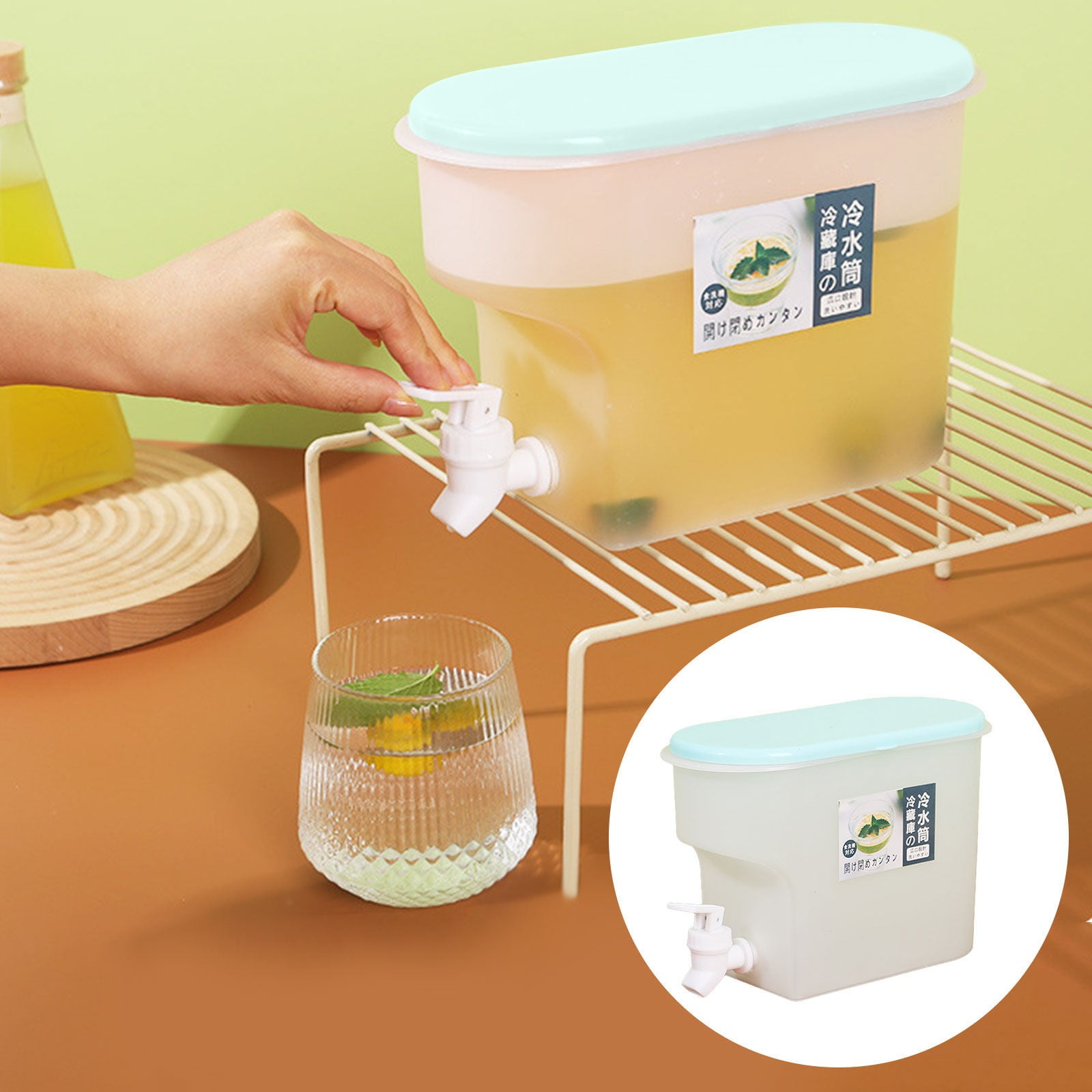 Totil Storage Containers 3.5L Beverage Dispenser With Faucet High