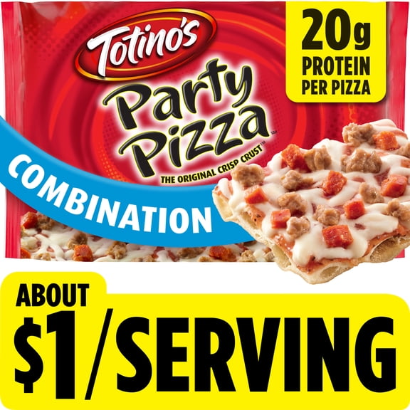 Totino's Combination Thin Crust Party Pizza, 10.7 oz (Frozen)