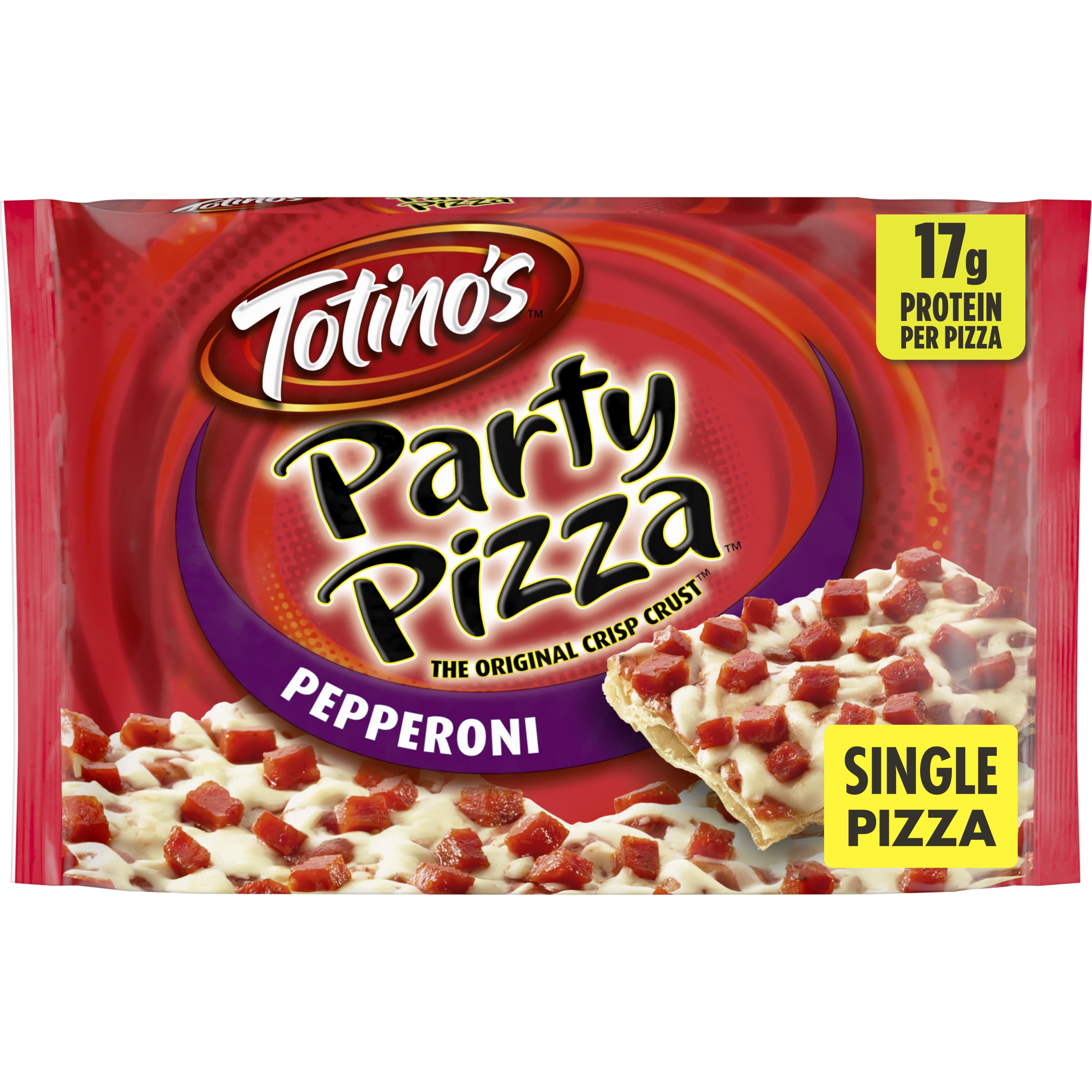 Totino's Totino's Pepperoni Thin Crust Party Pizza, 10.2 oz (Frozen)