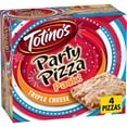 thumbnail image 1 of Totino's Party Pizza Pack, Triple Cheese, Frozen Pizza, Frozen Snacks, 4 Count, 39.2 oz, 1 of 15