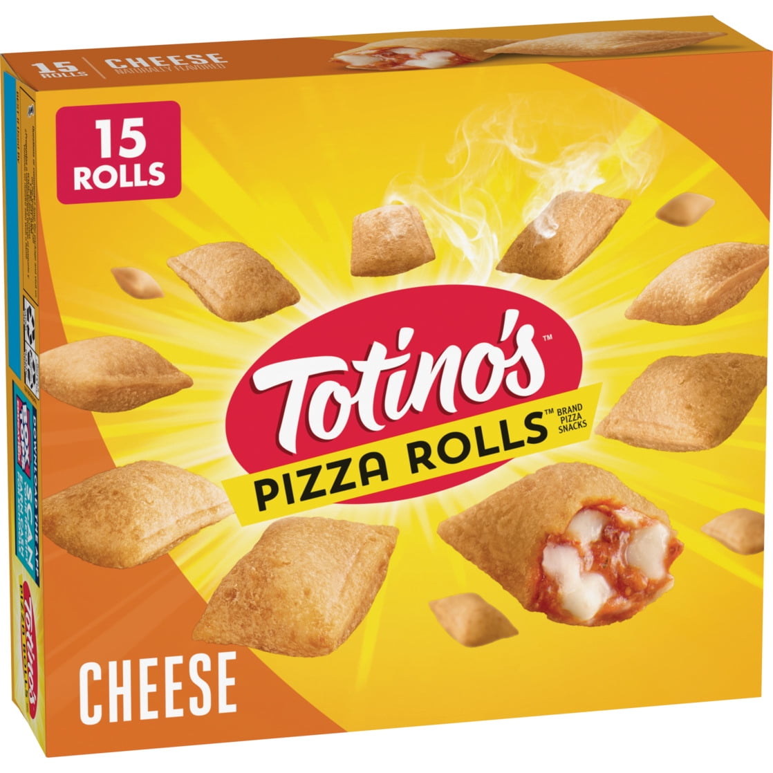 Totino's Pizza Rolls, Cheese Flavored, Frozen Snacks, 15 Rolls, 7.5 oz
