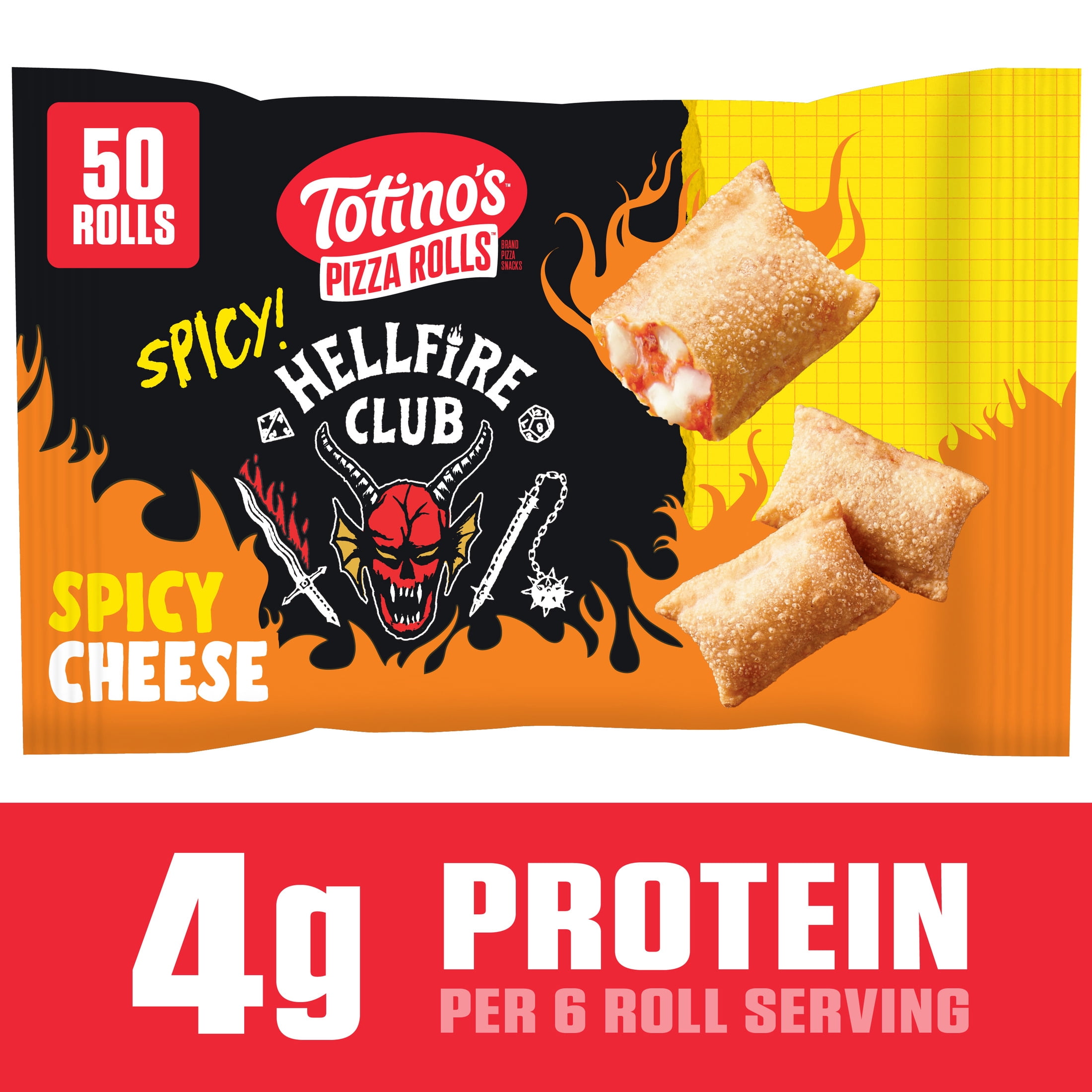 Totino's Pizza Rolls, Hellfire Club Spicy Cheese, Stranger Things