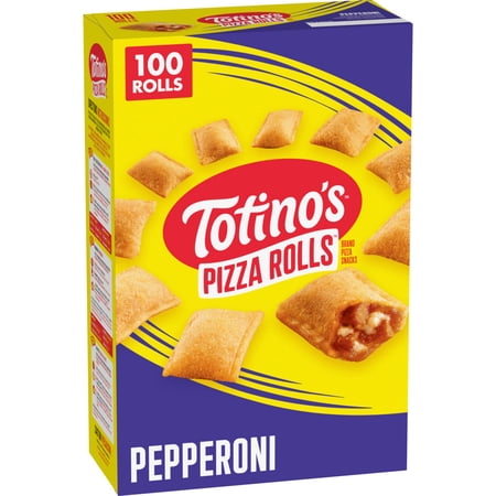 Totino's Pizza Rolls, Pepperoni Flavored, Frozen Snacks, 100 Count, 48.8 oz