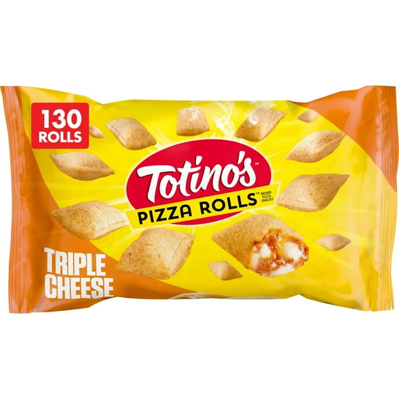 Totino's Pizza Rolls, Triple Cheese Flavored, Frozen Snacks, 130 Ct, 63.5 oz