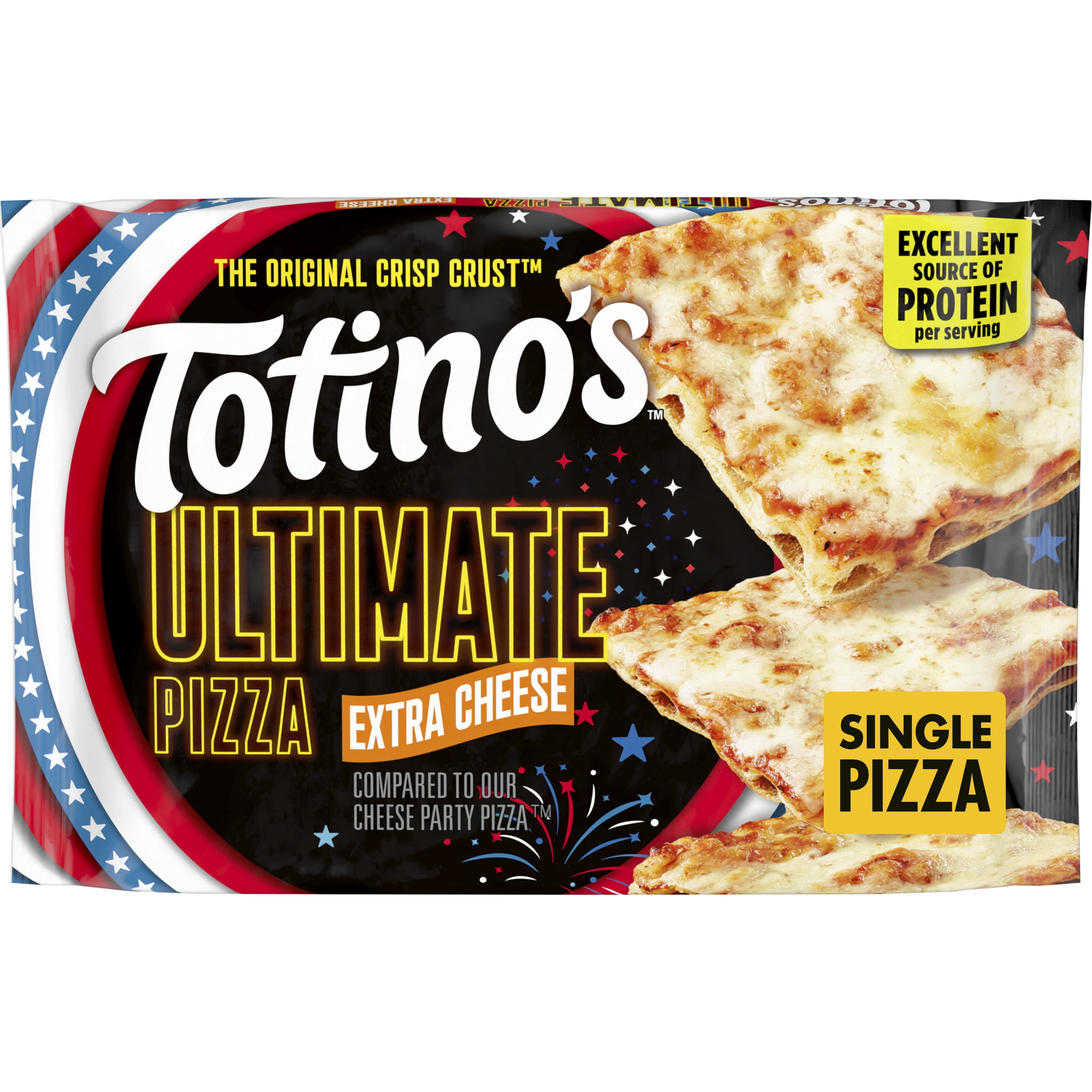 Totino's Ultimate Pizza, Uncured Pepperoni, Frozen Pizza, Frozen Snacks, 11.64 oz