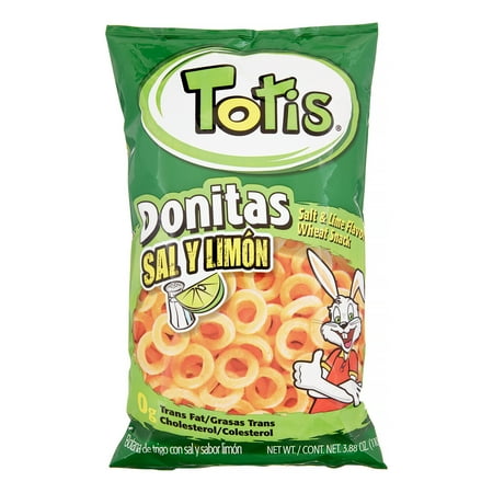 Totis Tortilla Chips DONITAS SAL Y LIMON, 3.88 oz
