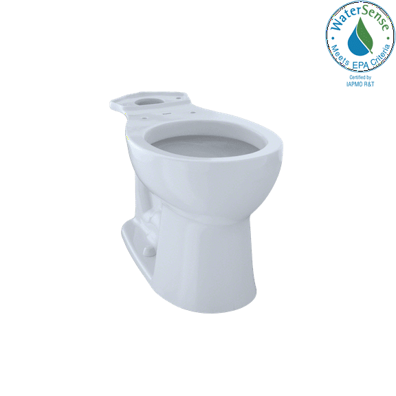 TOTO C243EF#01 Entrada Universal Height Round Toilet Bowl