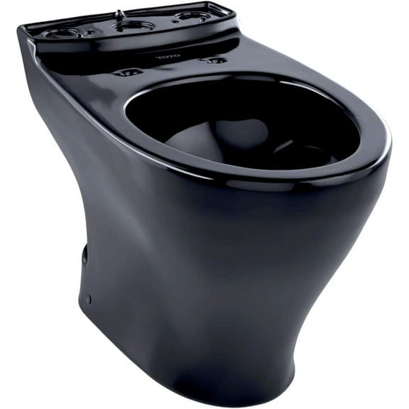 Toto CT412FNo.51 Aquia Dual Flush Elongated Toilet Bowl, Ebony