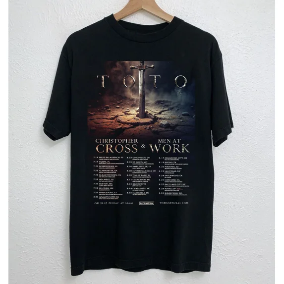 Toto, Christopher Cross, and Men at Work Summer 2025 Tour T-Shirt