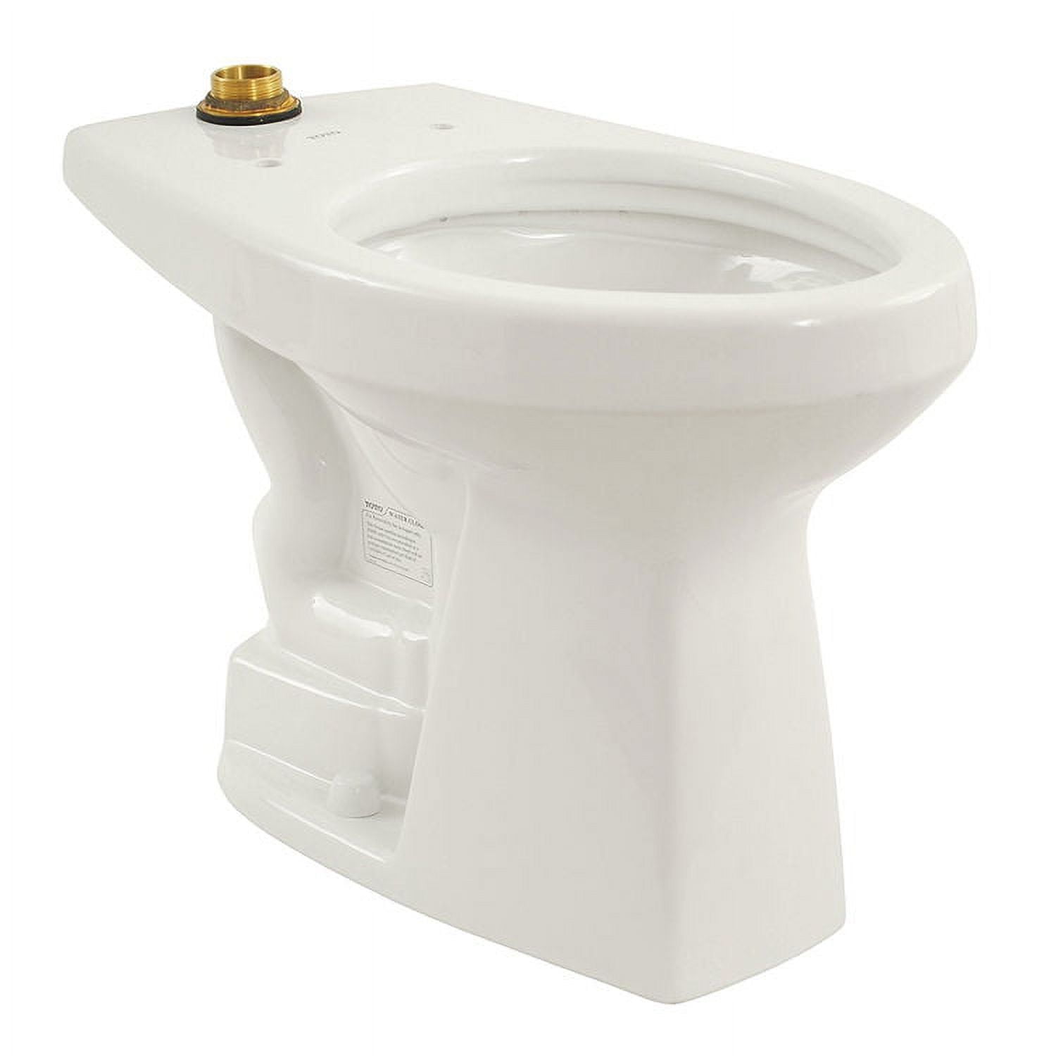 Toto Commercial Flushometer HET Bowl Only, ADA, 1.28 GPF, Cotton