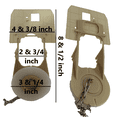 thumbnail image 1 of Toto Universal Counterbalanced Toilet Flapper (2-Pack), 1 of 5