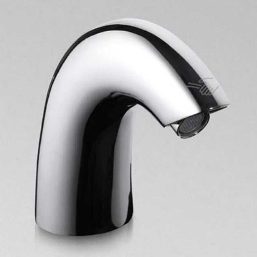 Chrome Brass Single Hole Touchless Bathroom Faucet