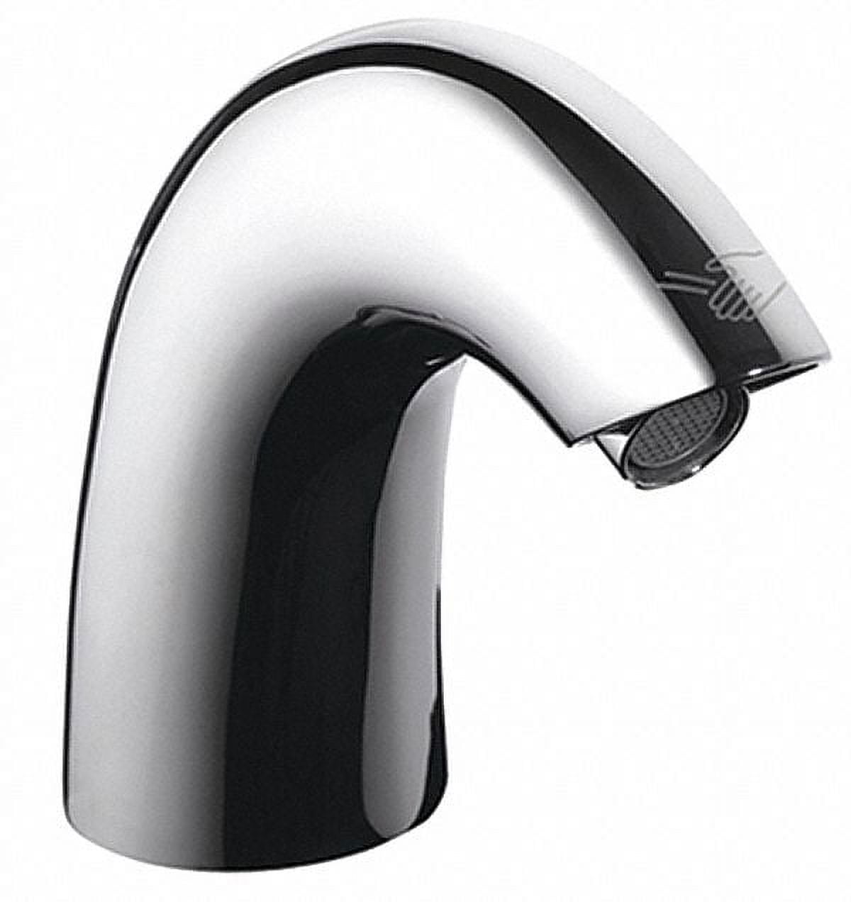 Sleek Chrome Brass Automatic Sensor Faucet, Modern 4.5" High