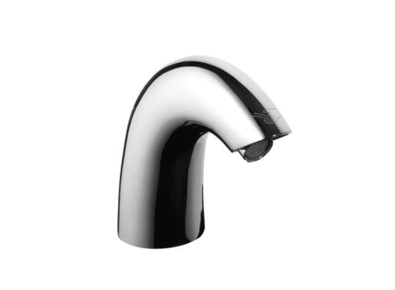 Sleek Chrome Brass Automatic Sensor Faucet, Modern 4.5" High
