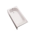 thumbnail image 1 of Toto FBY1515RP#01 FBY1515RP Cotton White Enameled Cast Iron Bathtub, 1 of 2