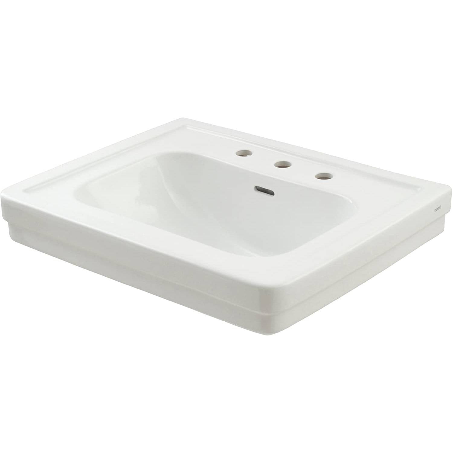 LT530 WHT 27"X22 1H PED LAV TOP