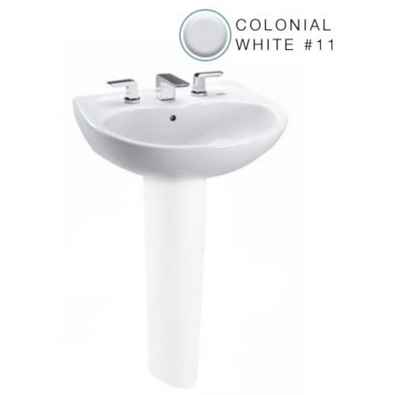Toto Lt242.8G Prominence 26" Wall Mounted Bathroom Sink - White