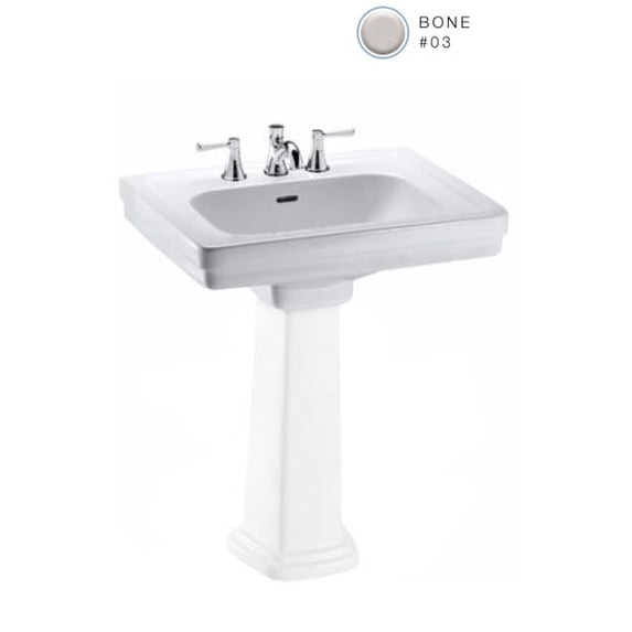 Toto Lt530.8 Promenade 27-1/2" Pedestal Bathroom Sink - Bone
