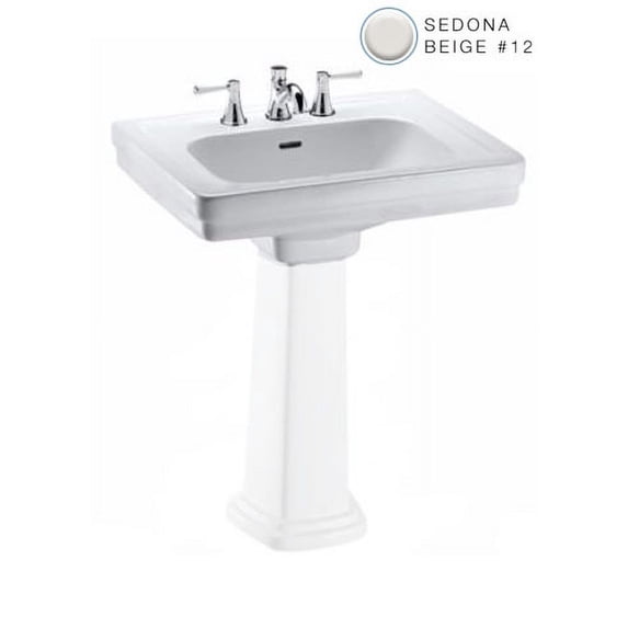 Toto LT532.4#12 Promenade 24" Pedestal Bathroom Sink - Beige