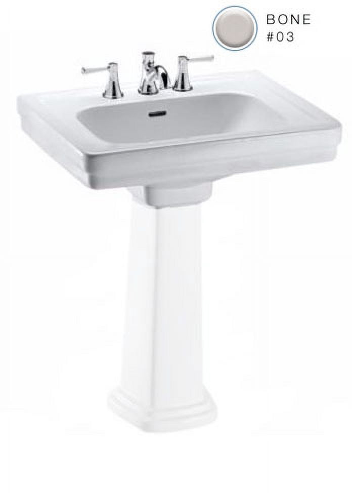 Toto Lt532 Promenade 24" Pedestal Bathroom Sink - Bone - Walmart.com