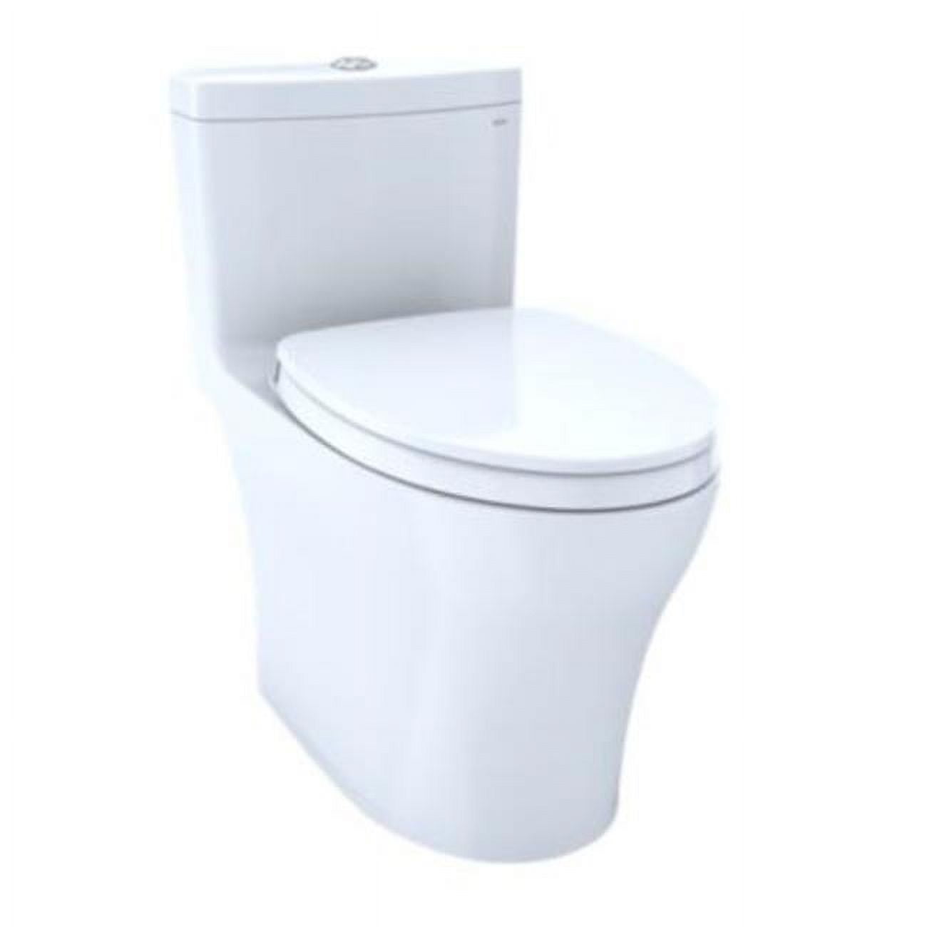 Elongated Bone Vitreous China Dual-Flush High-Efficiency Toilet