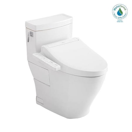 Toto MW6263074CEFG-01 Washlet Plus Elongated Toilet with C2 Bidet Seat, Cotton White