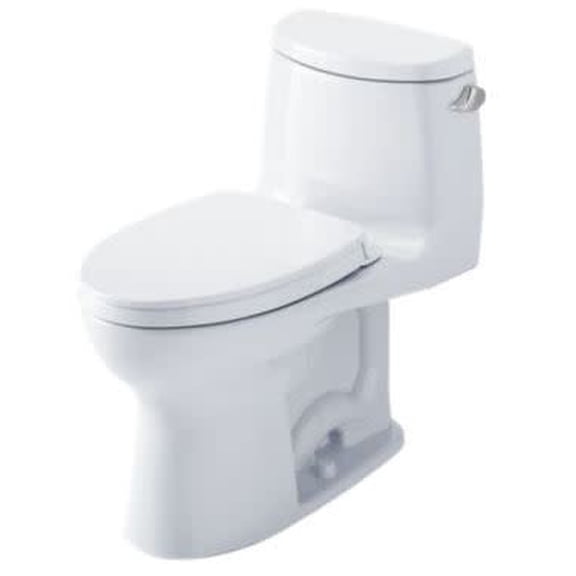 Toto MS604124CEFRG#01 Ultramax Ii 1.28 Gpf One Piece Elongated Toilet - White