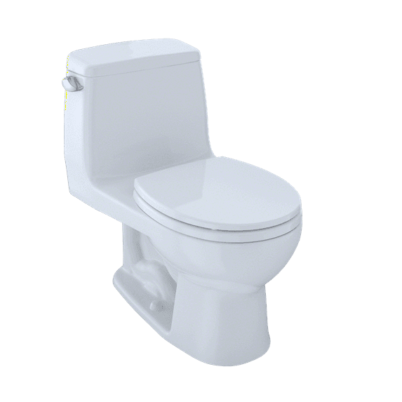 TOTO® UltraMax® One-Piece Round Bowl 1.6 GPF Toilet, Cotton White - MS853113S#01