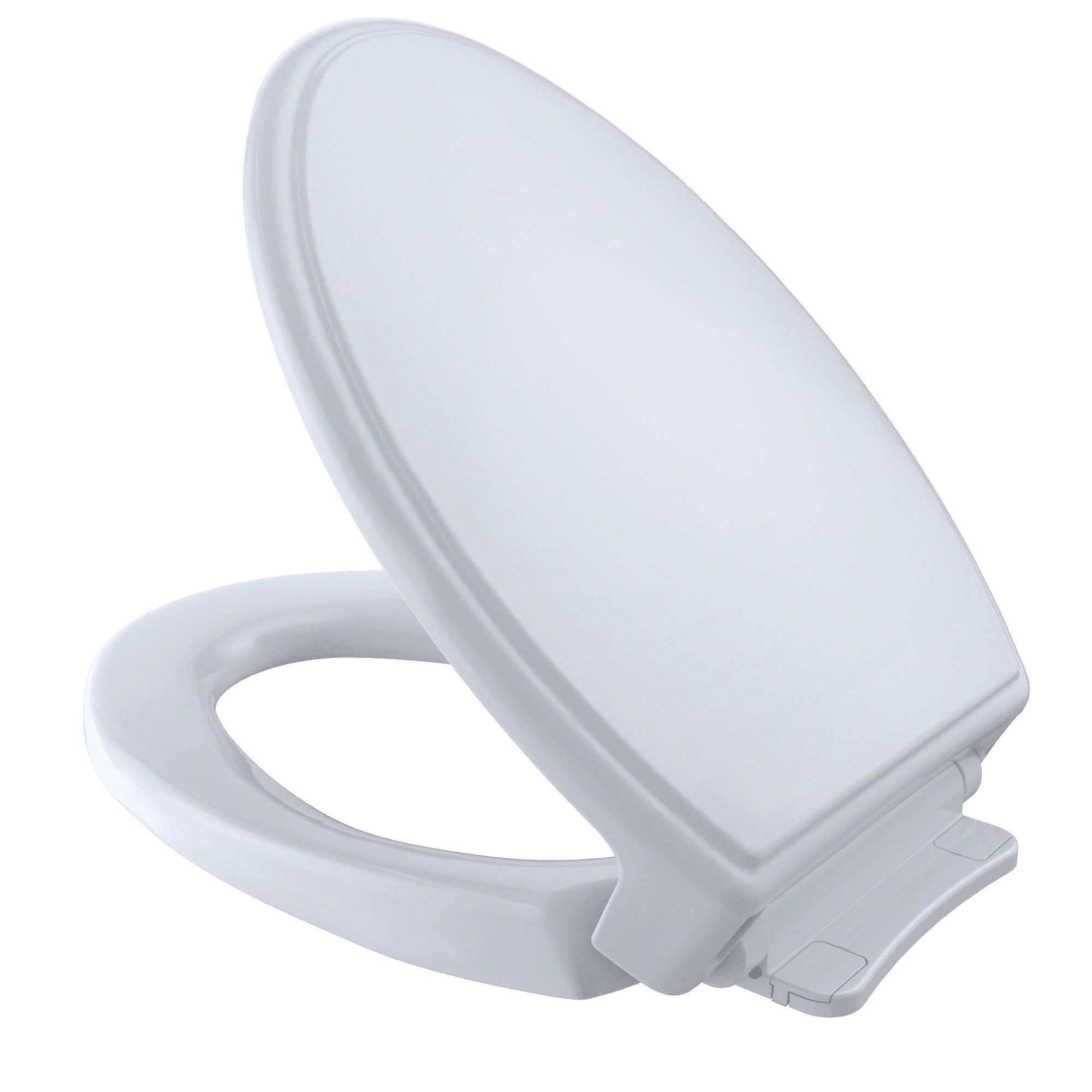 SoftClose Elongated Beige High-Impact Plastic Toilet Seat
