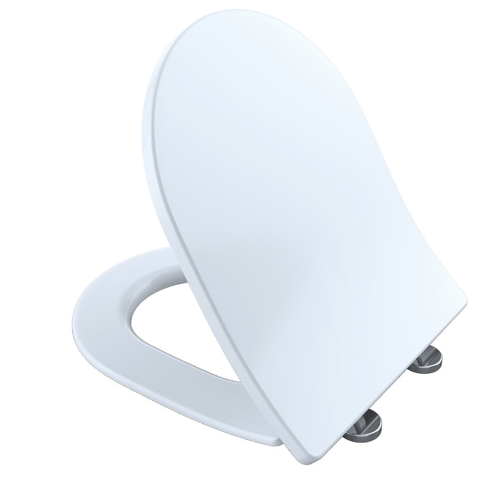 Toto SS247R#01 Slim D-Shape Closed-Front Toilet Seat with SoftClose