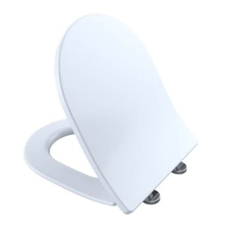 Toto SS247R#01 Slim D-Shape Closed-Front Toilet Seat - Cotton