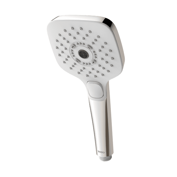 TOTO TBW02015U4#PN G Series Square Three Spray Modes 4 inch 1.75 GPM Handshower with ACTIVE WAVE