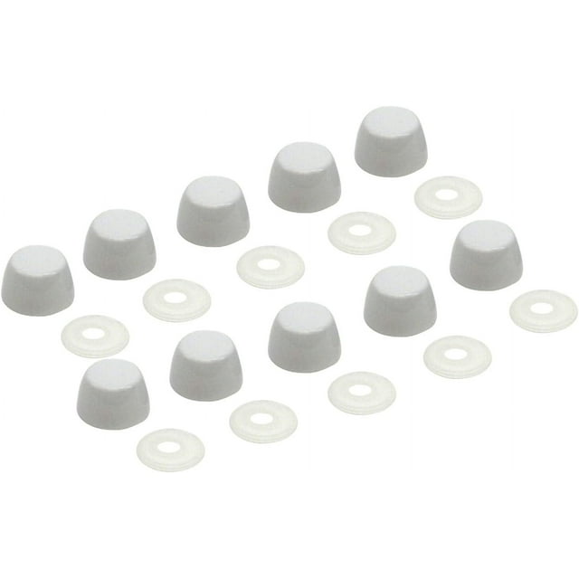 Toto Thu098 Bolt Cap Set (10 Caps And 10 Bases)