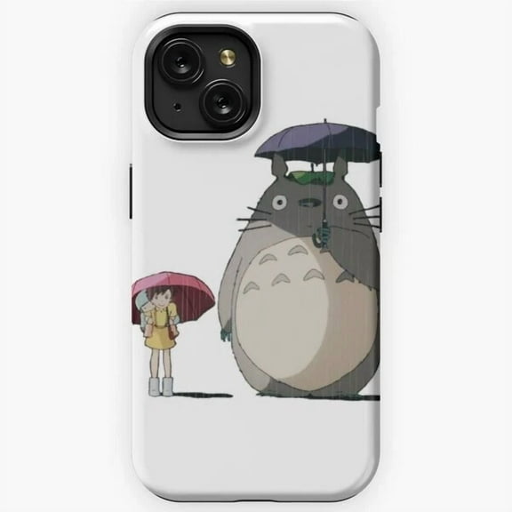 Totoro Anime Art Protective Phone Case for iPhone 11–17 V11647
