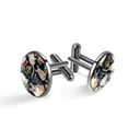thumbnail image 1 of Totoro Elegant Stainless Steel Cufflink Set for Formal Attire, Made of Stainless Steel, for Special Occasions, 1 of 6