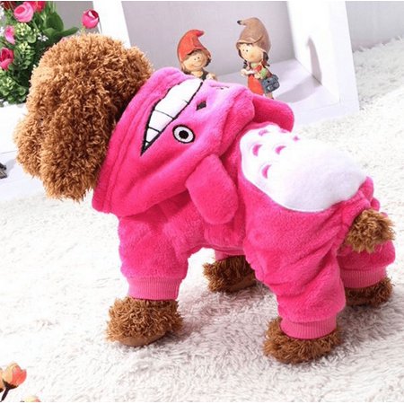 Totoro Fleece Dog Hoodie