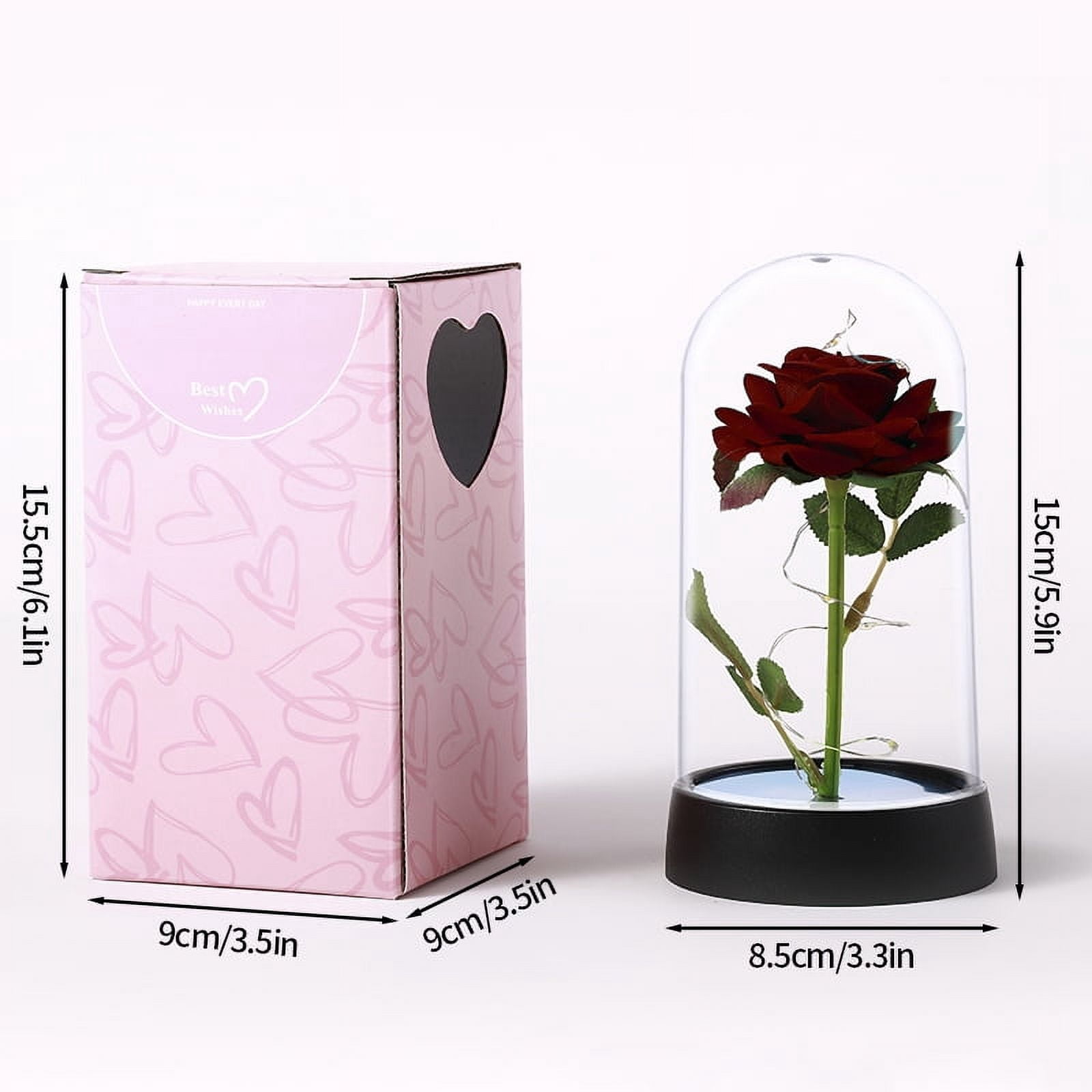 Totoro Roses Totoro Hero Artificial Rose Flowers Eternal Rose LED Light Foil Flower ...