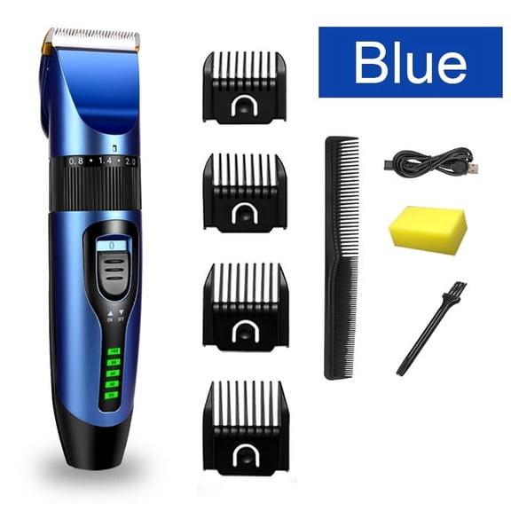 Totoro Hero Electric Hair Clipper Wireless Professional Trimmer LED Display Ceramic Blade Household Low Noise Men Hair Clipper Haircut Tool