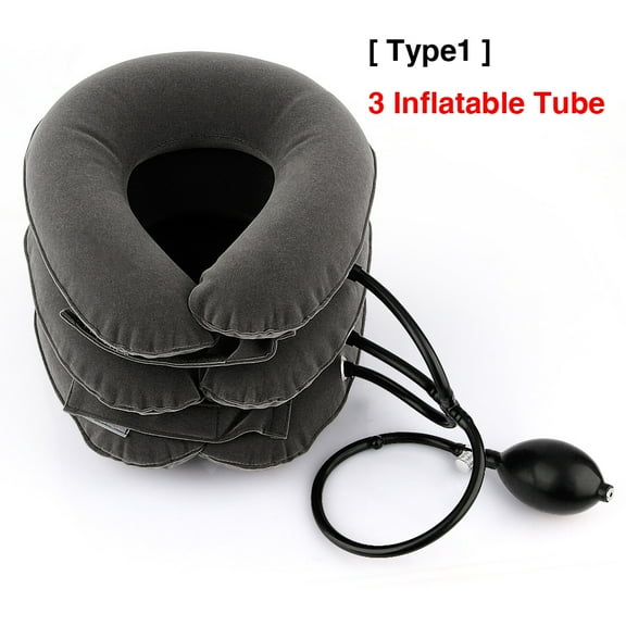 Totoro Hero   Inflatable Neck Tractor Relaxation Pillow Travel Soft Cervical Vertebra Traction Neck Relief Posture Correction Stretching Brace