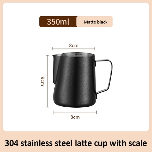 Totoro Hero350/600ML Coffee Milk Frothing Jug Stainless Steel Latte Art Milk Frother Pitcher with Scale Kitchen Espresso Coffee Accessories