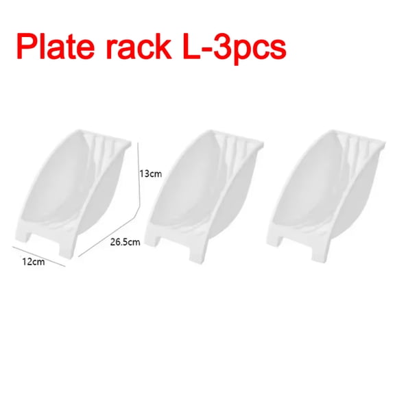 Totoro HeroKitchen Supplies Dish Drying Holders Organizer Upright Draining Dish Racks Organizer Plate Storage Holders for Kitchen Organizer