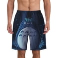 thumbnail image 1 of Totoro Men's Swim Trunks Quick Dry Beach Board Shorts with Pockets Mesh Lining Bathing Suits, 1 of 7