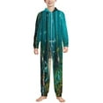 thumbnail image 1 of Totoro One Piece Pajama Hooded Union Suit PJs Sleepwear, 1 of 7