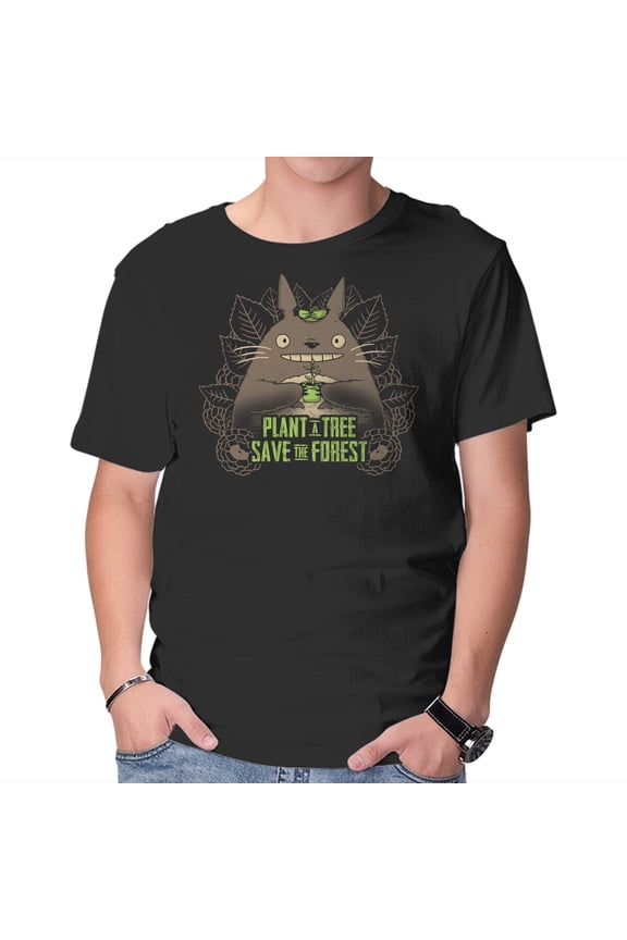 Totoro Plant Unisex T-Shirt Tee Sweatshirt Hoodie Tank Top