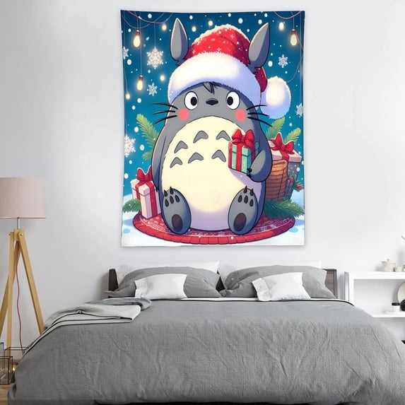 Totoro Tapestry 40 x 60 Inches With Vivid Colors Realistic Details Easy To Hang And Alean Adding Artistic Charm