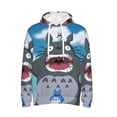 thumbnail image 1 of Totoro Trendy Cartoon Men'S Fleece Hooded Hoodie, hoodies for women men with pockets,Fall Fashion 2025 Pullover Sweaters Winter Clothes, 1 of 9