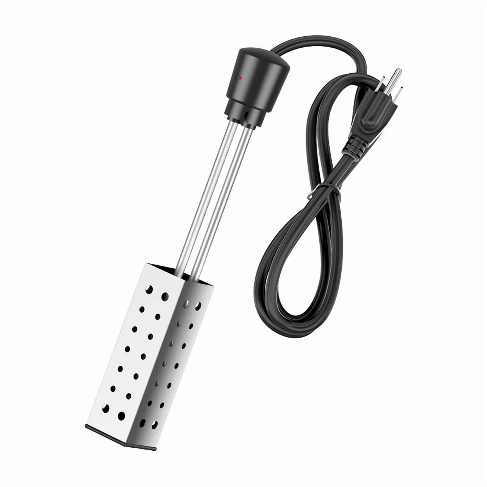 Totowood -Immersion Water Heater for Bathtub, 5 Gallon Bucket Water Heater. Stainless Steel Sumbersible Water Heater Heat Water Fast in Bathtub, Bucket.Pool Heater for Inflatable Pool.