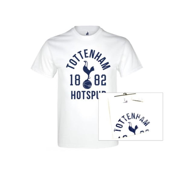 Tottenham Hotspur 1882 White Crest T Shirt