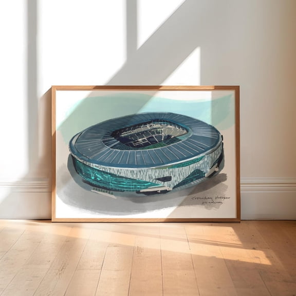 Tottenham Hotspur Stadium Spurs Football Portrait Decor Unframed Paper Print