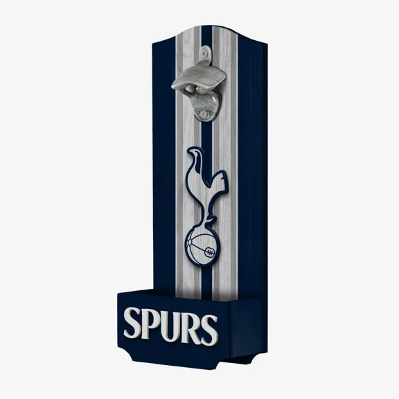 Tottenham - Wooden Bottlecap Opener with Cap Catcher Sign
